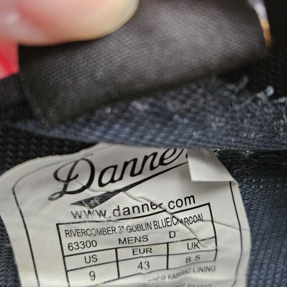 Danner Rivercomber 3" Hiking Boots Goblin Blue Watershoe Mens 9 UK 8.5 EU 43 - Picture 2 of 9